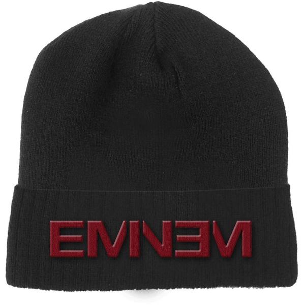 (エミネム) Eminem オフィシャル商品 ユニセックス ロゴ ニット帽 ビーニー キャップ RO...
