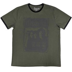 (ドアーズ) The Doors オフィシャル商品 ユニセックス New Haven Tシャツ フレーム 半袖 トップス RO10208 (カーキグリ｜pertemba