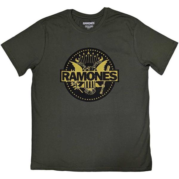 (ラモーンズ) Ramones オフィシャル商品 ユニセックス Gold Seal Tシャツ 半袖 ...