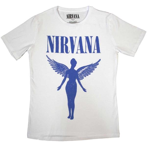 (ニルヴァーナ) Nirvana オフィシャル商品 レディース Angelic Mono Tシャツ ...