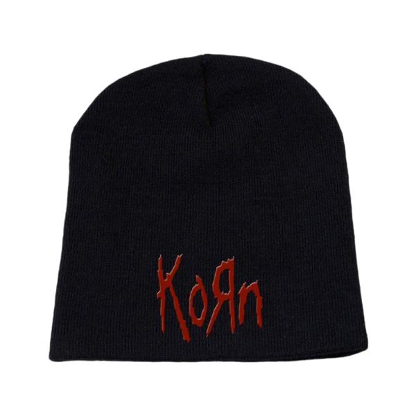(コーン) Korn オフィシャル商品 ユニセックス ロゴ ニット帽 ビーニー キャップ RO104...