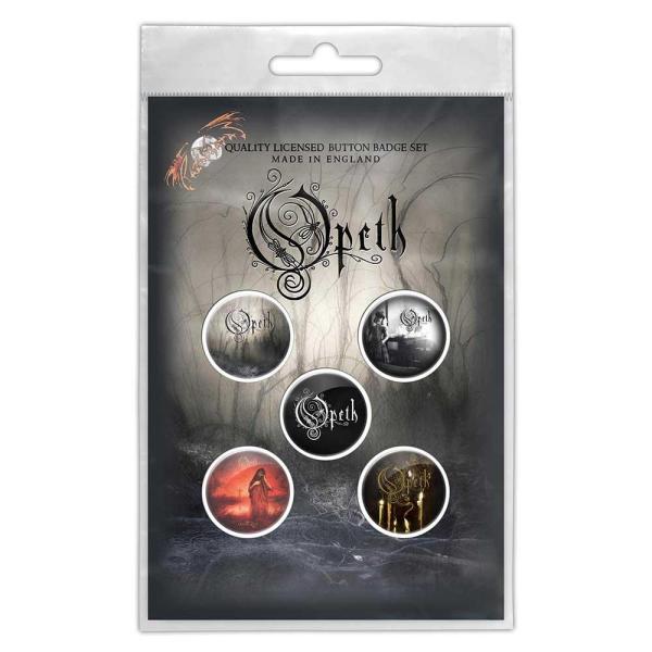 (オーペス) Opeth オフィシャル商品 Classic Albums バッジ セット (5個組)...