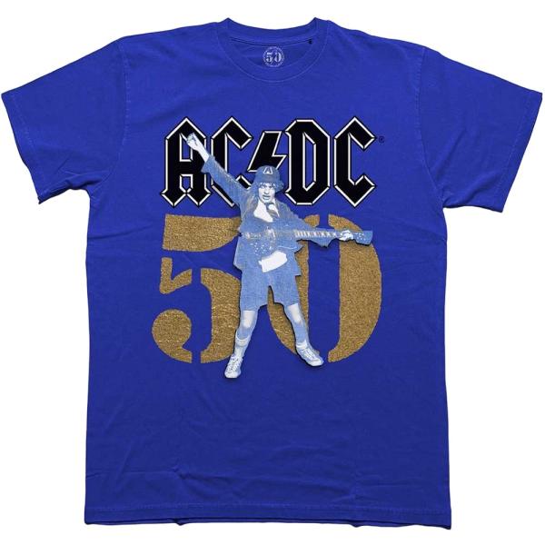 (エーシー・ディーシー) AC/DC オフィシャル商品 ユニセックス Gold Fifty Tシャツ...