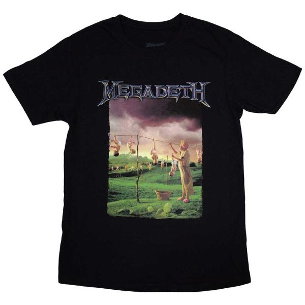 (メガデス) Megadeth オフィシャル商品 ユニセックス Youthanasia Tシャツ ト...