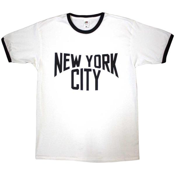 (ニューヨークシティー) NYC オフィシャル商品 ユニセックス テキスト Tシャツ 半袖 トップス...
