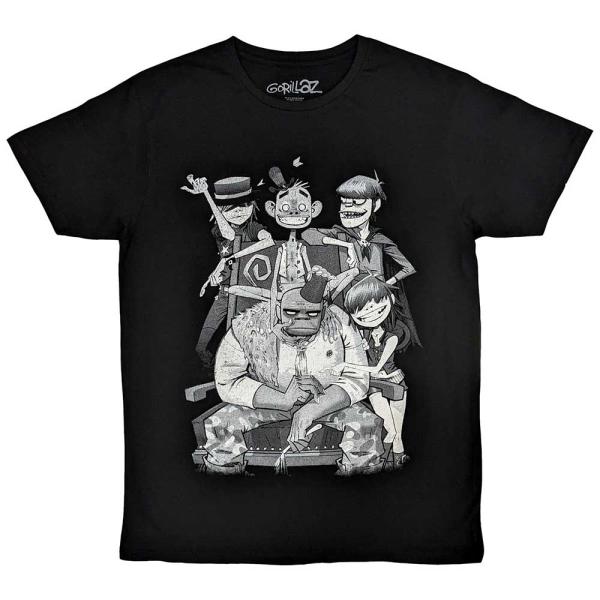 (ゴリラズ) Gorillaz オフィシャル商品 ユニセックス George Spray Tシャツ ...