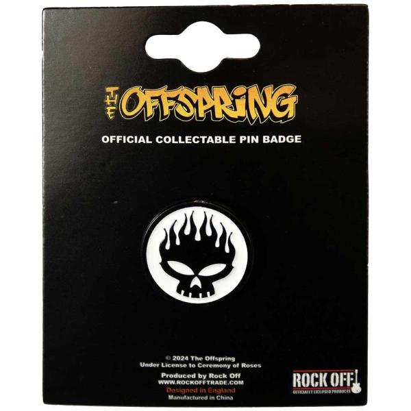 (オフスプリング) The Offspring オフィシャル商品 スカル バッジ RO11210 (...