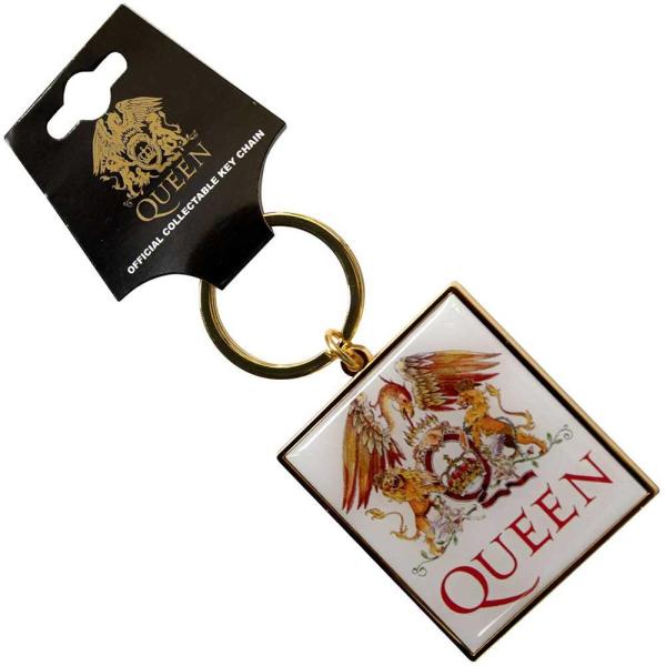 (クイーン) Queen オフィシャル商品 Classic キーリング クレスト キーホルダー RO...