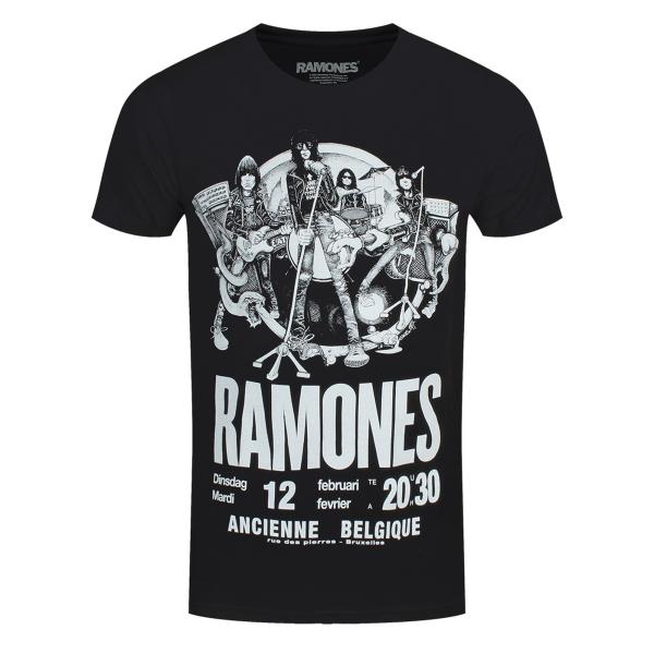 (ラモーンズ) Ramones オフィシャル商品 ユニセックス Belgique Tシャツ 半袖 ト...