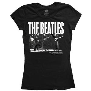 (ビートルズ) The Beatles オフィシャル商品 レディース 1963 The Palladium Tシャツ 半袖 トップス RO1203 (ブラック)｜pertemba