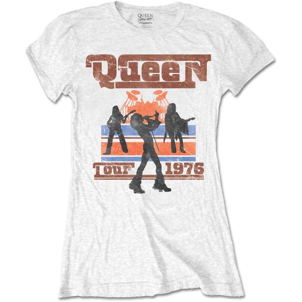 (クイーン) Queen オフィシャル商品 レディース 1976 Tour Silhouette T...