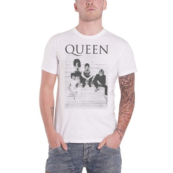 (クイーン) Queen オフィシャル商品 ユニセックス Stairs Tシャツ 半袖 トップス R...
