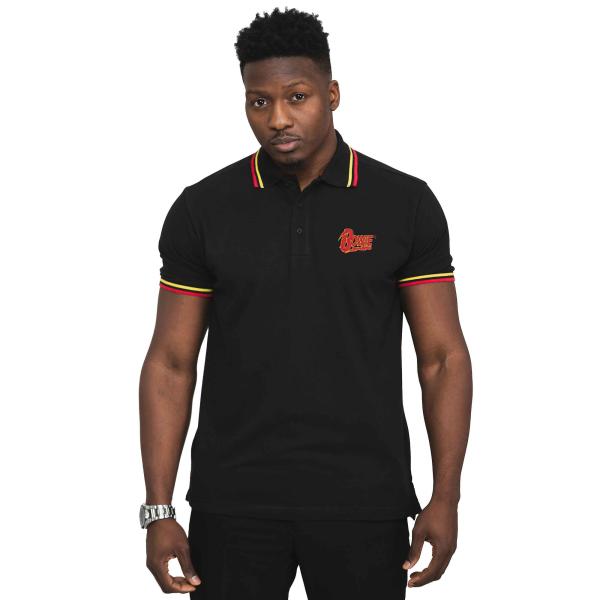 (デヴィッド・ボウイ) David Bowie オフィシャル商品 ユニセックス Flash ポロシャ...