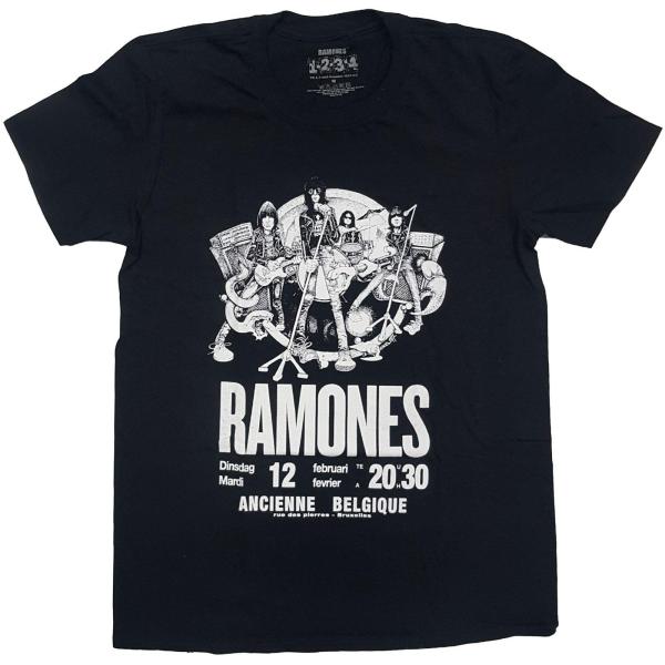(ラモーンズ) Ramones オフィシャル商品 ユニセックス Belgique Tシャツ 半袖 ト...