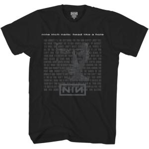 (ナイン・インチ・ネイルズ) Nine Inch Nails オフィシャル商品 ユニセックス Head Like A Hole Tシャツ 半袖 トップス RO｜pertemba