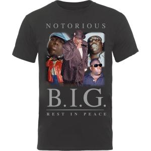 (ノトーリアス・B.I.G.) Notorious B.I.G. オフィシャル商品 ユニセックス Rest In Peace Tシャツ 半袖 トップス RO1888 (ブ｜pertemba