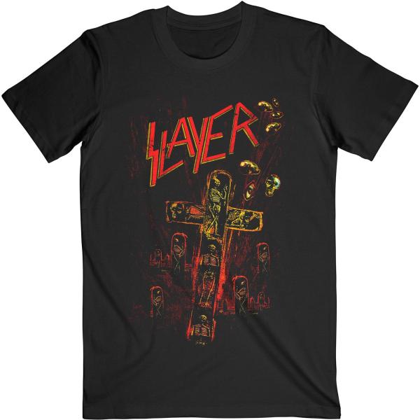 (スレイヤー) Slayer オフィシャル商品 ユニセックス Blood Red Tシャツ 半袖 ト...