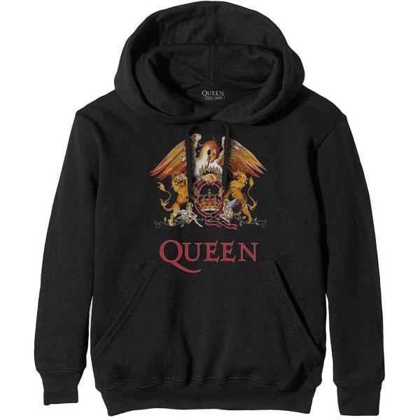 (クイーン) Queen オフィシャル商品 ユニセックス クラシック クレスト パーカー トレーナー...