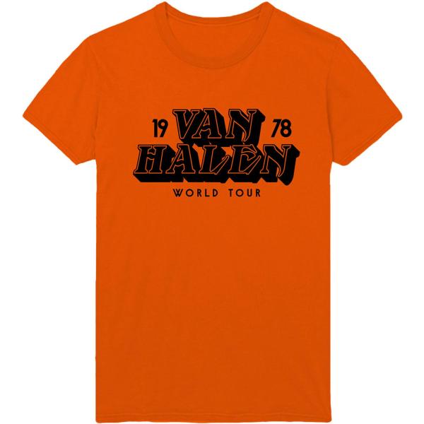 (ヴァン・ヘイレン) Van Halen オフィシャル商品 ユニセックス World Tour ´7...