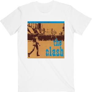 (The Clash) ザ・クラッシュ オフィシャル商品 ユニセックス Black Market Tシャツ 半袖 トップス RO2081 (ホワイト)｜pertemba