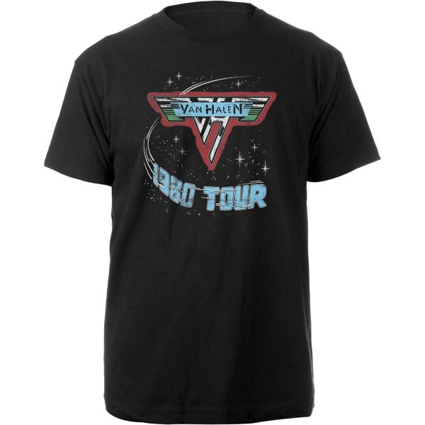 (ヴァン・ヘイレン) Van Halen オフィシャル商品 ユニセックス 1980 Tour Tシャ...