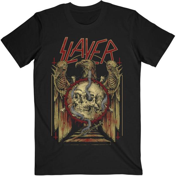 (スレイヤー) Slayer オフィシャル商品 ユニセックス Eagle &amp; Serpent Tシャ...