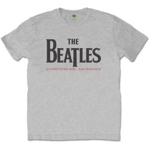 (ザ・ビートルズ) The Beatles オフィシャル商品 ユニセックス Candlestick Park Tシャツ バックプリント 半袖 トップス｜pertemba