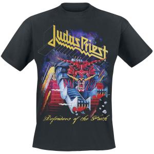 (ジューダス・プリースト) Judas Priest オフィシャル商品 ユニセックス Defenders Of The Faith Tシャツ 半袖 トップス RO｜pertemba