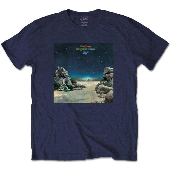 (イエス) Yes オフィシャル商品 ユニセックス Topographic Oceans Tシャツ ...
