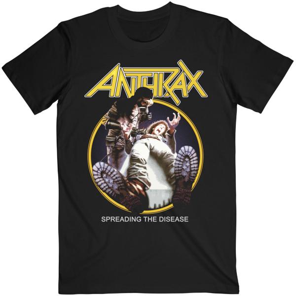 (アンスラックス) Anthrax オフィシャル商品 ユニセックス Spreading The Di...