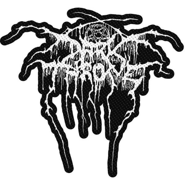 (ダークスローン) Darkthrone オフィシャル商品 ロゴ カットアウト ワッペン 織地 パッ...