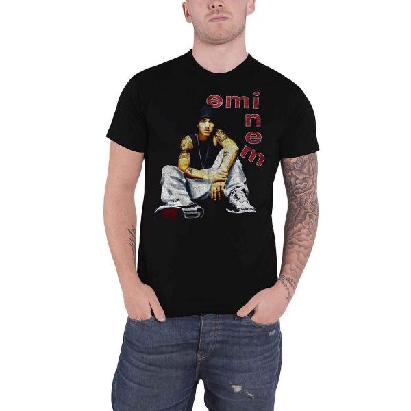 (エミネム) Eminem オフィシャル商品 ユニセックス Letters Tシャツ コットン 半袖...
