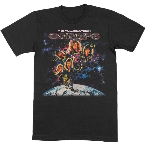(ヨーロッパ) Europe オフィシャル商品 ユニセックス Final Countdown Tシャ...