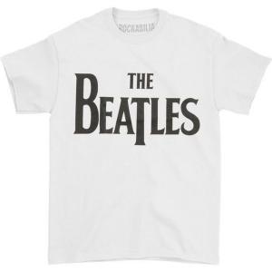 (ザ・ビートルズ) The Beatles オフィシャル商品 キッズ・子供 Drop T ロゴ Tシャツ 半袖 トップス RO304 (ホワイト)｜pertemba