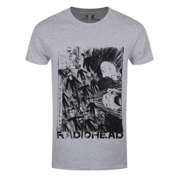 (レディオヘッド) Radiohead オフィシャル商品 ユニセックス Scribble Tシャツ ...