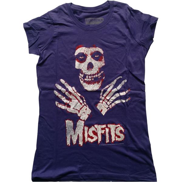 (ミスフィッツ) Misfits オフィシャル商品 レディース Hands Tシャツ コットン 半袖...