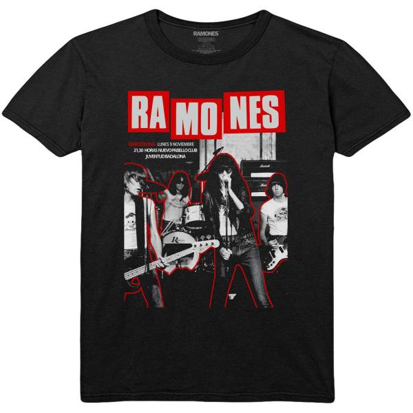 (ラモーンズ) Ramones オフィシャル商品 ユニセックス Barcelona Tシャツ コット...