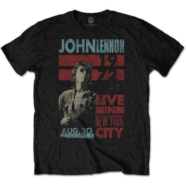 (ジョン・レノン) John Lennon オフィシャル商品 ユニセックス Live In NYC ...