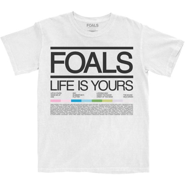 (フォールズ) Foals オフィシャル商品 ユニセックス Life Is Yours Tシャツ ト...