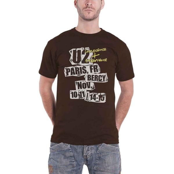 (ユートゥー) U2 オフィシャル商品 ユニセックス +E Paris Event 2018 Tシャ...