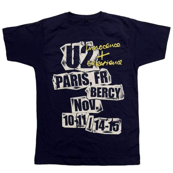 (ユートゥー) U2 オフィシャル商品 ユニセックス +E Paris Event 2018 Tシャ...