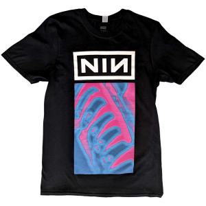(ナイン・インチ・ネイルズ) Nine Inch Nails オフィシャル商品 ユニセックス Pretty Hate Machine ネオン Tシャツ コット｜pertemba