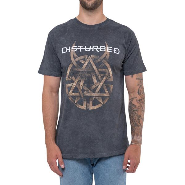 (ディスターブド) Disturbed オフィシャル商品 ユニセックス Riveted Tシャツ 半...