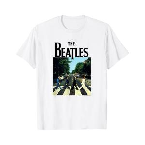 (ザ・ビートルズ) The Beatles オフィシャル商品 キッズ・子供 Abbey Road ロゴ Tシャツ 半袖 トップス RO426 (ホワイト)｜pertemba