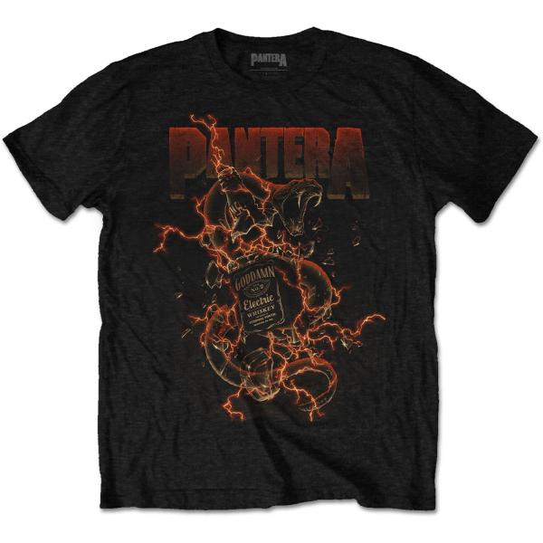 (パンテラ) Pantera オフィシャル商品 ユニセックス Goddamn Whiskey Tシャ...