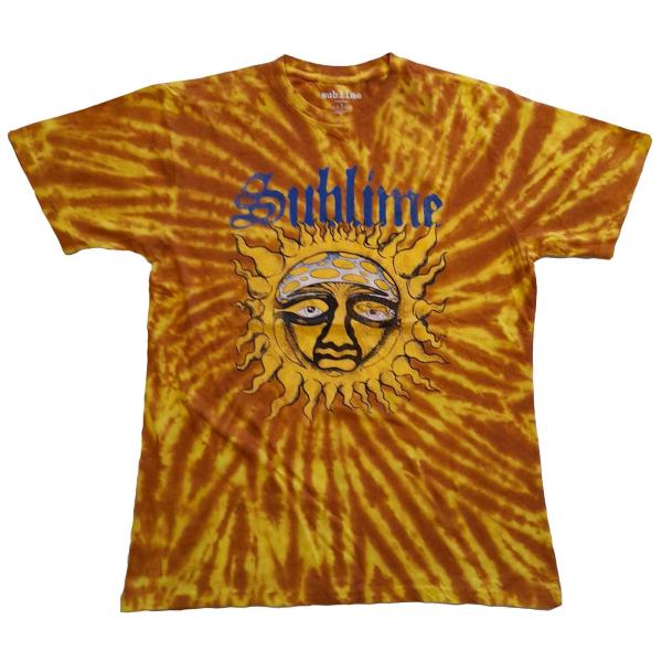 (サブライム) Sublime オフィシャル商品 ユニセックス Sun Face Tシャツ タイダイ...