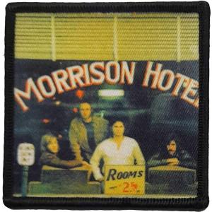 (ドアーズ) The Doors オフィシャル商品 Morrison Hotel ワッペン アイロン接着 パッチ RO4790 (ブラック)｜pertemba