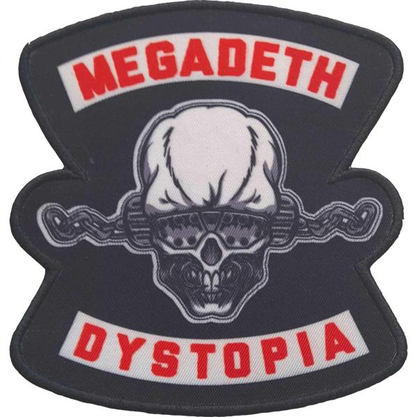 (メガデス) Megadeth オフィシャル商品 Dystopia ワッペン アイロン装着 パッチ ...