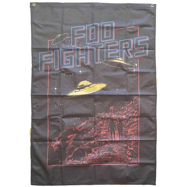 (フー・ファイターズ) Foo Fighters オフィシャル商品 UFO テキスタイルポスター 布...