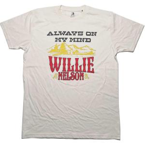 (ウィリー・ネルソン) Willie Nelson オフィシャル商品 ユニセックス Always On My Mind Tシャツ 半袖 トップス RO5237 (ナ｜pertemba